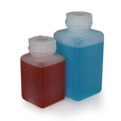 Flacon de laboratoire | Flacon carré col large polyéthylène PEHD de 250 - 500 - 1000 ml | 8165A-250_1