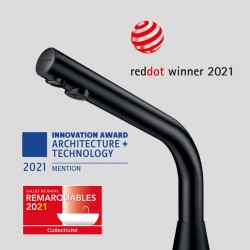 Robinet de lavabo automatique BLACK BINOPTIC 220 Volts DELABIE 388035