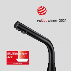 Robinet de lavabo automatique BLACK BINOPTIC Piles DELABIE 488035 H170mm