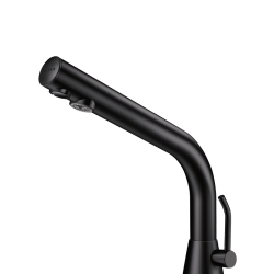 Mitigeur de lavabo automatique BLACK BINOPTIC MIX 220V DELABIE 388MCHB H170mm