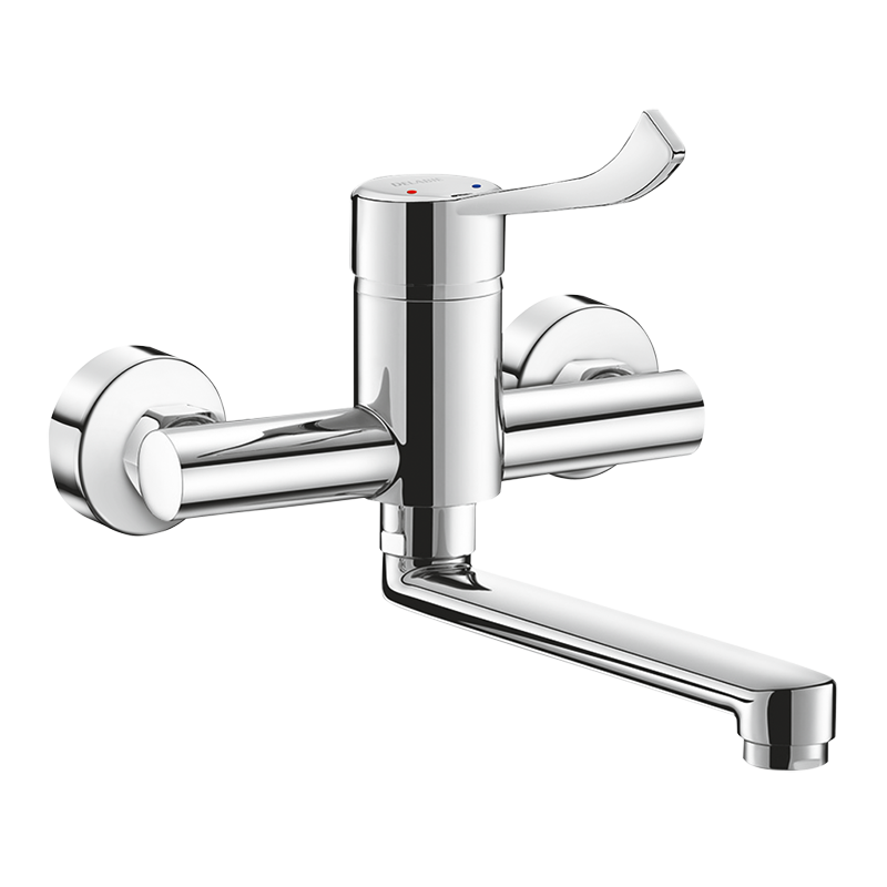 Delabie Robinetterie  | Mitigeur de lavabo à équilibrage de pression mural DELABIE 2446LEPS | DEL-2446LEPS