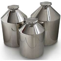 Fût inox et conteneur inox | Fût Inox 316L de 50 à 100L fermetures clamps 6" | SAM-A856-50_1