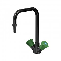 Mélangeur monotrou à deux robinets sur table embout démontable Presto