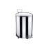 Poubelle inox à pédale avec roulettes 50, 70 et 100 litres : Volume ml:70L, Hauteur:700 mm 