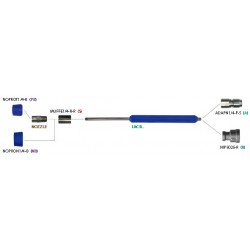 Lance de lavage | Lance de rinçage isolée inox 60 cm connexion rapide buse 25° 30 l/min | LACB06ASPB2530