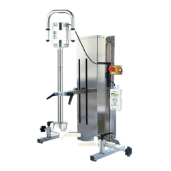 Mélangeur homogénéiseur de paillasse MISCEO 1100 F tige cisailleur 3 lames 520mm 200 litres