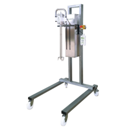 Mélangeur homogénéiseur à support roulant MISCEO 1100 F tige cisailleur 3 lames 520mm 200 litres