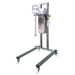 Mélangeur homogénéiseur à support roulant MISCEO 1100 F rotor stator 420mm 75 litres