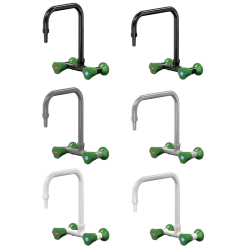 Mélangeur à deux robinets mural embout démontable Presto