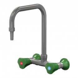 Mélangeur à deux robinets mural embout démontable Presto