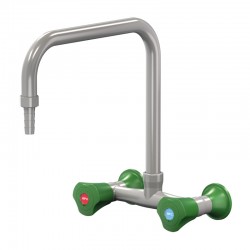 Mélangeur à deux robinets mural embout démontable Presto