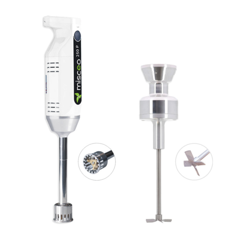 Agitateur de laboratoire | Mélangeur homogénéiseur Misceo 250 p - rotor stator 160 mm et tige turbo agitateur 185 mm | MC015