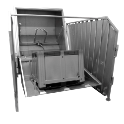 Tunnel de lavage | Cabine de lavage pour caisse palette CLK-800 NIEROS | CLK-800