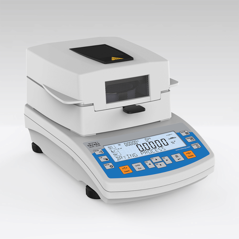 Balance de précision | Dessiccateur MA.R - 50 à 210g - 0.1 mg et 1mg Infra-rouge 160°C RADWAG