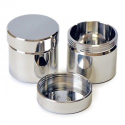 Boîtes et pots en inox | Mini pot Inox 316L avec couvercle à vis de 5 ml à 1 litre | SAM-A426-7_1