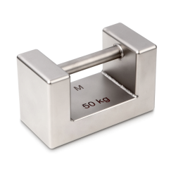 Poids d'étalonnage inox - Masse de calibrage inox - 50kg - M1| KER-346-09