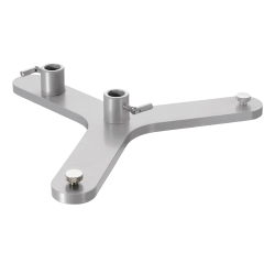 Statif et tige | Socle trépied duo en acier revêtu de poudre USBECK | USB-2040_1
