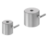 Base de statif compacte pour tiges jusqu’à Ø 13 mm USBECK : Diamètre:50 mm, Hauteur:48 mm