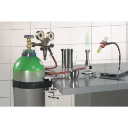Statif et tige | Support en aluminium revêtu de poudre pour bouteille de gaz jusqu´à Ø 230 mm USBECK | USB-2070_1