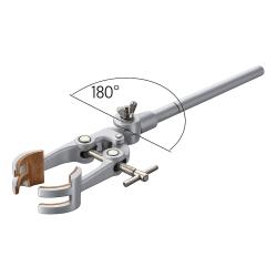 Pince pour statif | Pince 0-80 mm 180° pour statif en zinc moulé tige Ø 10 mm USBECK | USB-2508