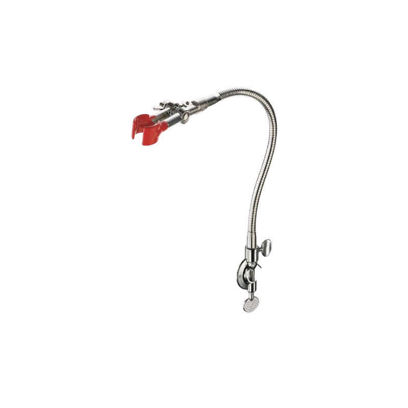 Pince pour statif | Pince ronde avec noix orientable en zinc moulé sur flexible USBECK | USB-2682