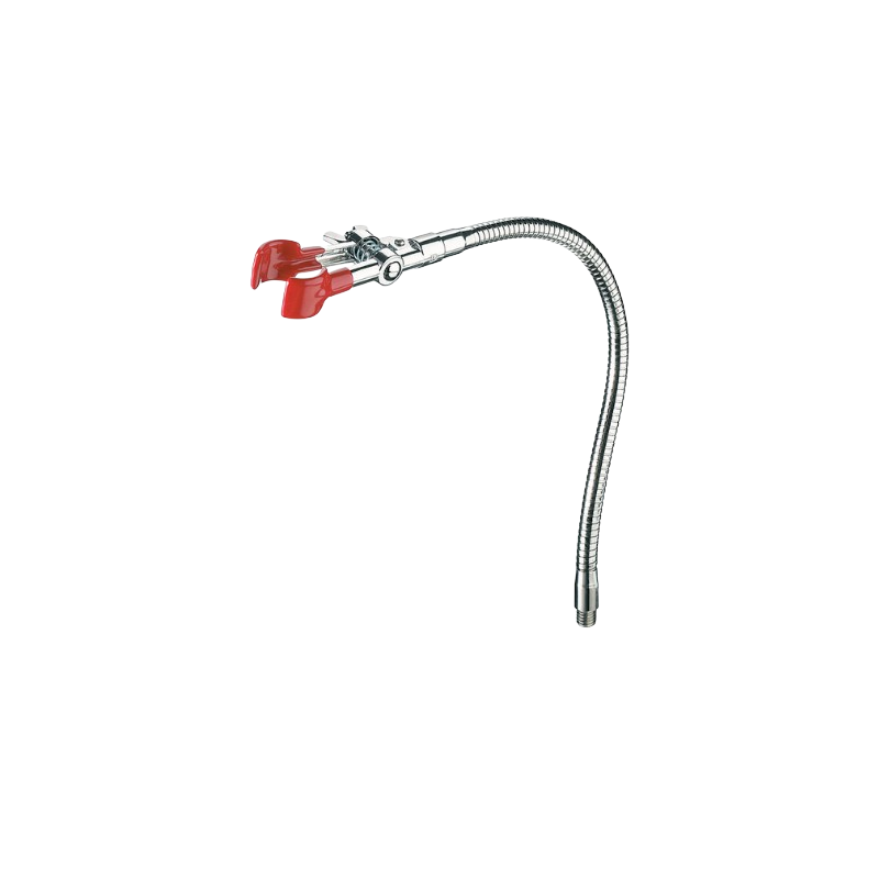 Pince pour statif | Pince ronde en zinc moulé sur flexible avec filetage M10 USBECK | USB-2686