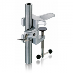 Statif et tige | Fixation sur table en aluminium anodisé pour tiges de Ø 26 mm USBECK | USB-2051