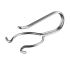 Fixation Inox 304 pour bouchon de flacon USBECK : Col du flacon :NS 14, Pour flacons jusqu'à:100 ml