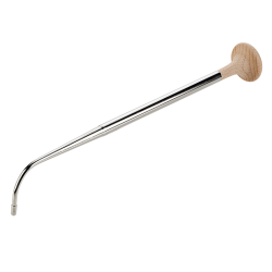 Ustensiles | Canne à souffler en laiton nickelé avec embout USBECK | USB-5370_1