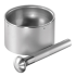 Mortier de laboratoire Inox USBECK : Capacité:165 ml, ø ext.:100 mm, ø int.:90 mm, Hauteur:60 mm