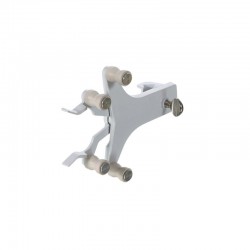 Pince pour statif | Pince pour 1 burette en aluminium avec noix de serrage USBECK | USB-2861