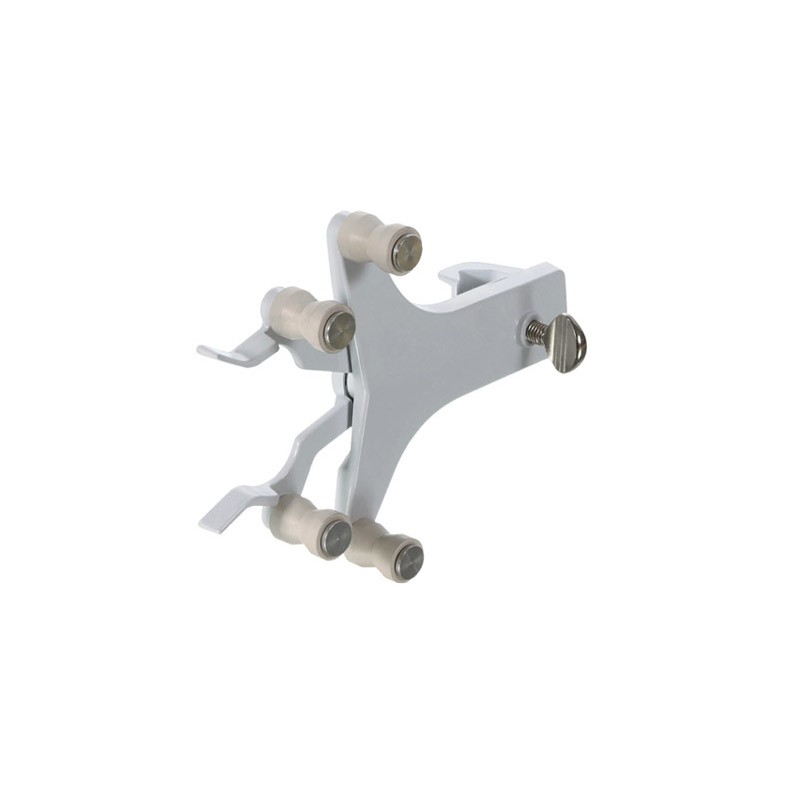 Pince pour statif | Pince pour 1 burette en aluminium avec noix de serrage USBECK | USB-2861