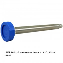 Douchette | Pomme de douche en Inox 304 bleu | AKRS001-B