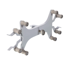 Pince pour statif | Pince pour 2 burettes en aluminium avec noix de serrage USBECK | USB-2862