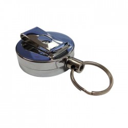 Porte Clef Retractable, Mousqueton avec Enrouleur Rétractable avec Câble  Acier, Porte-Clé Rétractable Mousqueton Clip Clé Rétractable pour Pantalon  et Ceinture (4) : : Mode