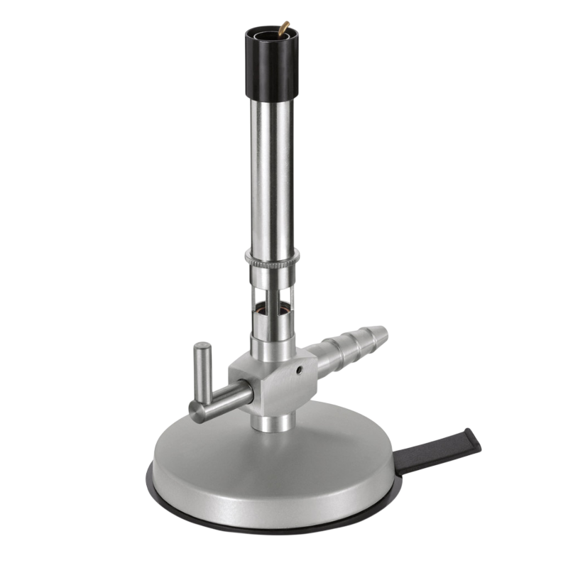 Becs à gaz et tuyaux | Bec Bunsen DIN avec robinet pour gaz naturel ou Propane avec veilleuse USBECK | USB-1030/1_1