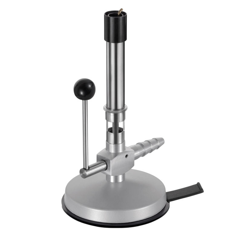 Becs à gaz et tuyaux | Bec Bunsen DIN avec robinet à levier et veilleuse USBECK | USB-1040/1_1
