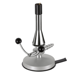 Becs à gaz et tuyaux | Bec Teclu DIN avec robinet à double levier et veilleuse USBECK | USB-1245/1_1