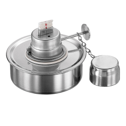 Becs à gaz et tuyaux | Brûleur à alcool Inox 60 ml USBECK | USB-1500_1