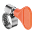 Collier de serrage Inox 60 mm USBECK : Plage de serrage:8-12 mm
