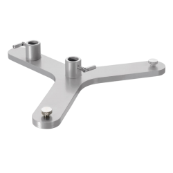 Statif et tige | Socle trépied duo en acier peint USBECK | USB-2040_1