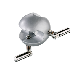 Noix de serrage | Noix de montage forme globe en zinc moulé pour tiges jusqu'à Ø 13 mm USBECK | USB-2360_1