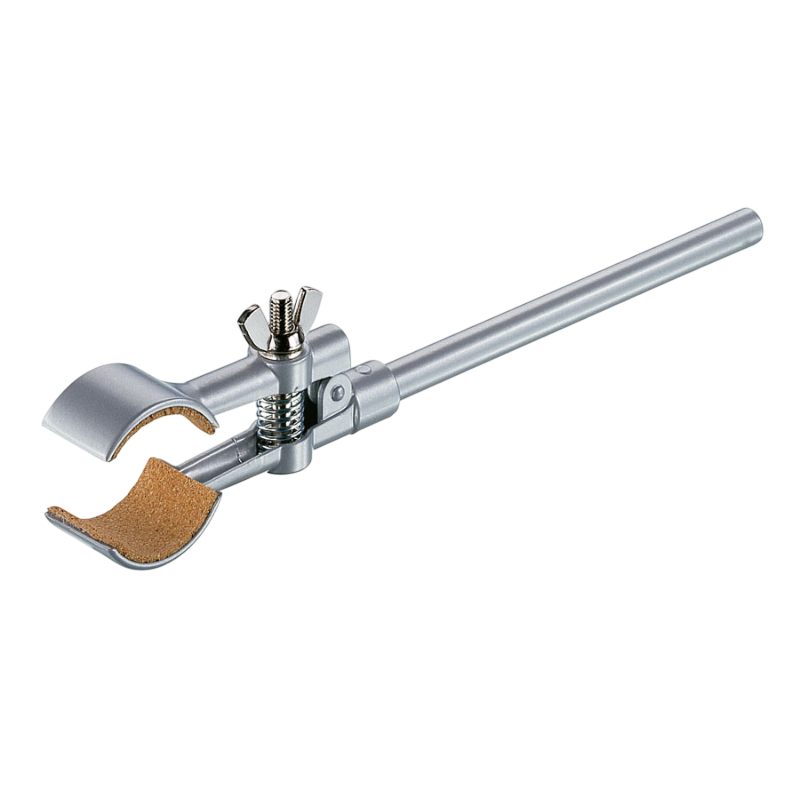 Pince pour statif | Pince à mâchoires cylindriques pour statif en zinc anodisé tiges Ø 10 mm USBECK | USB-2540_1