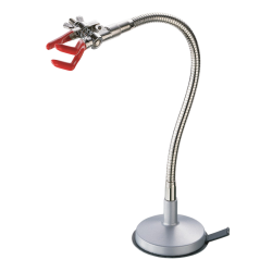 Pince pour statif | Pince trois doigts en zinc moulé sur flexible et base de sécurité USBECK | USB-2670
