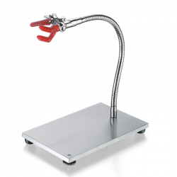 Pince pour statif | Pince à 3 doigts en zinc moulé sur flexible avec filetage M10 USBECK | USB-2684