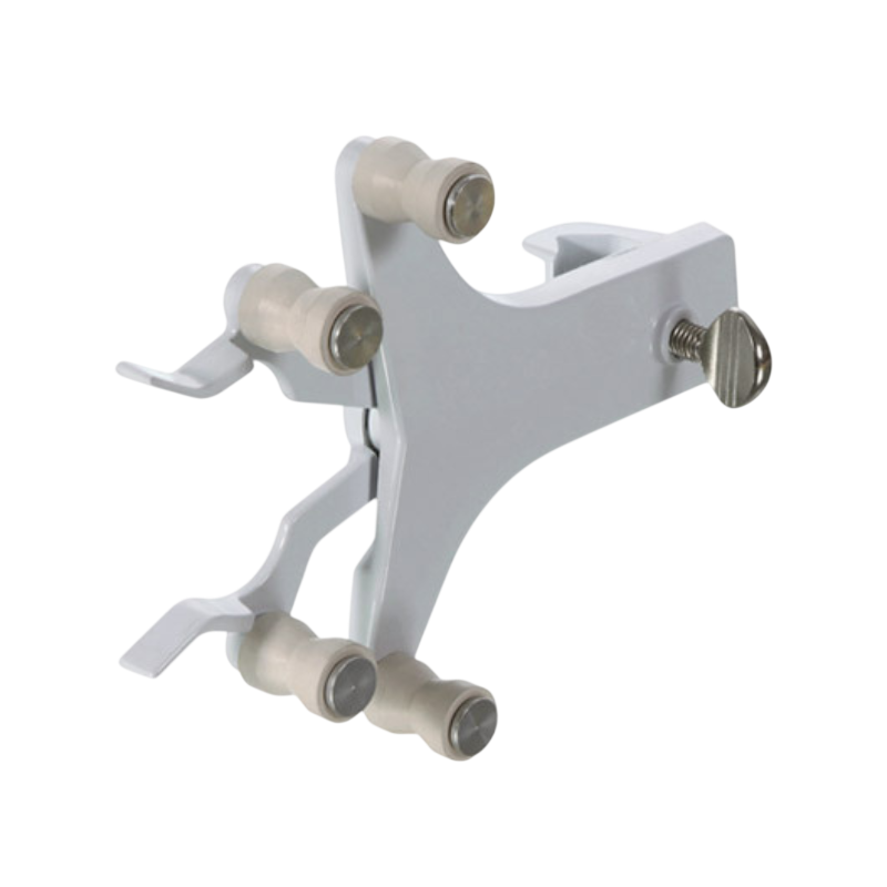 Pince pour statif | Pince pour 1 burette en aluminium avec noix de serrage USBECK | USB-2861