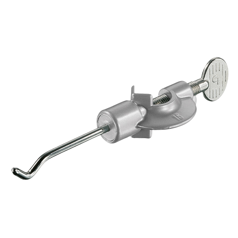 Noix de serrage | Noix de serrage à crochet suspendu en zinc pour tiges jusqu'à Ø 16 mm USBECK | USB-2250_1