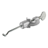 Noix de serrage à crochet suspendu en zinc pour tiges jusqu'à Ø 16 mm USBECK : Description:Surface revêtue de poudre