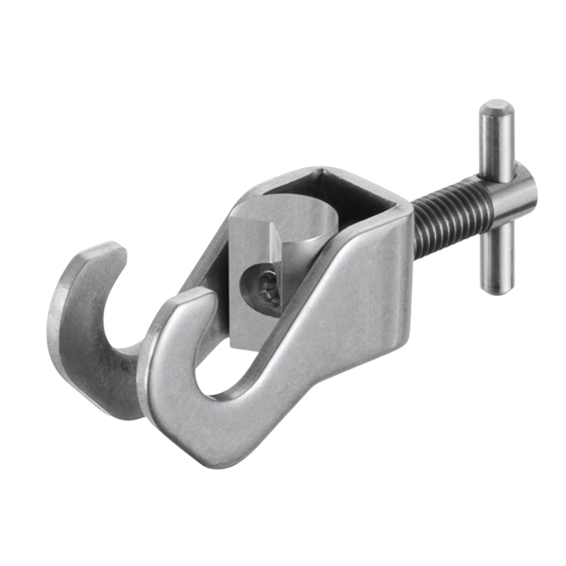 Noix de serrage | Noix de serrage à crochet en Inox pour tiges jusqu'à Ø 13 mm USBECK | USB-2430