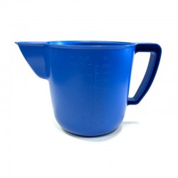 Accessoires détectables | Bécher détectable Empilable bleu - rouge- 1 - 2 litres BST Detectable | BST-J1B_1